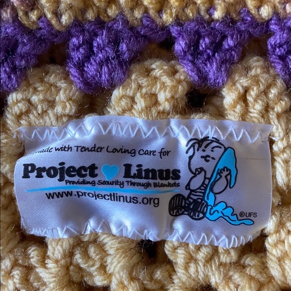 Baby Blanket Crochet Handmade Multicolor - Picture 4 of 4